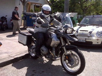 In front of RideWest