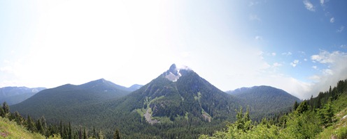 Crossing Mt Rainer